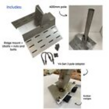 Load image into Gallery viewer, Starlink V4 Gen 3 Ridge Mount Pole Adaptor BUNDLE